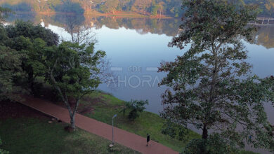 Lago de la República, Ciudad del Este, Alto Paraná, Paraguay.